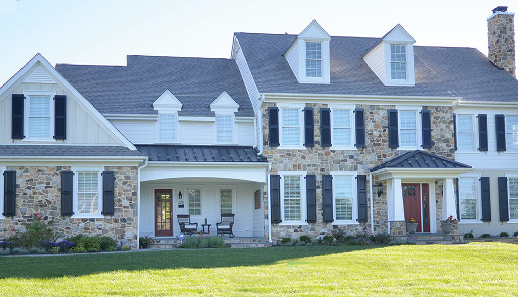 Outside view of home after stucco remediation