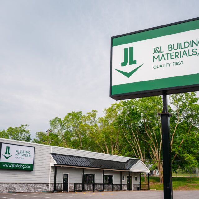 The exterior of a J&L showroom